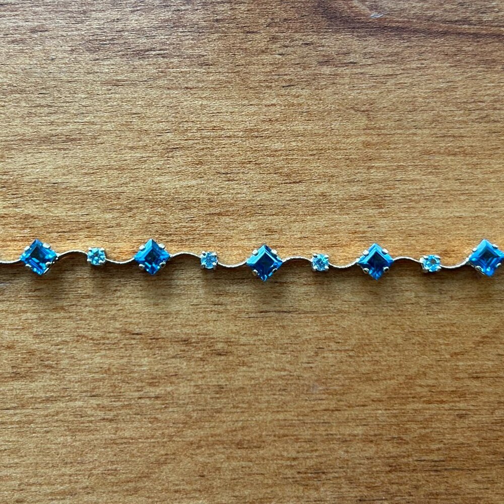 Blue topaz bracelet